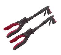 Luxet - Herramienta de agarre magnética de aluminio de 19 pulgadas con luz LED, herramienta de recogida, agarradores plegables para ancianos, herramienta de alcance para agarrar, recogedores de