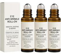 Luxeveria 10s Wrinklelift Serum, Luxeveria Eye Roller for Puffiness, LuxevériaEye Anti Wrinkle Roll-On, Reduces Fine Lines Wrinkles, Dark Circles, Eye Lifting Cream, for All Skin Types (3Pcs)