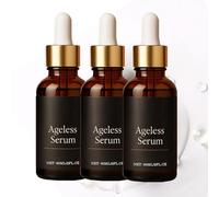 Luxeveria Ageless Serum, sérum facial antienvejecimiento, suaviza las arrugas y líneas de expresión, reafirma intensamente la piel, hidratación profunda con ácido hialurónico. (3 pcs)