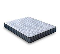 LUXIABED Colchon 150x200 Viscoelastica Dual: Caras Diferenciadas. Confort + Firmeza Media MemorySens. Higiénico y Transpirable. Individual Color Gris. Modelo Fantasy Altura 14 cm