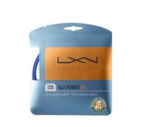 Luxilon Cordaje de tenis Alu Power 128 RG 1,28 mm 12,2 m azul/blanco