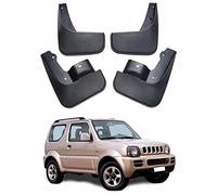 LUXIQO 4 Piezas Guardabarros de Coche, para Suzuki Jimny 2005-2018 Faldillas Delantero Y Trasero Protectores de Salpicaduras Styling Accesorios