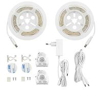 LUXJET Bajo la luz de la Cama, Sensor activado por movimiento LED Cama Night Lights, En el gabinete, Debajo de la cama, Pasillo, Dark Corner Accent Lighting (2PCS)