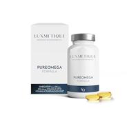LUXMETIQUE® Pureomega Formula - EPA DHA Vitamina D3 y K2 IFOS - 60 Perlas