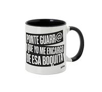 LUXMOVIL Señor Tarao® Taza de Cerámica Graciosa 350ml, Sr. Tarao Frases Originales, Regalos Divertidos, Frases de Humor (...Yo me encargo...)