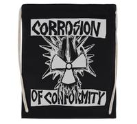 Luxogo Corrosion Of Conformity Bolsa de Gimnasio Negra con Cuerda Unisex Drawstring Black Gym Bag Unisex