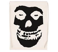 Luxogo Cráneo de banda de música inadaptados Bolsa de Gimnasio con Cordón Beige Unisex Drawstring Bag Gym