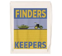 Luxogo Farmes ucraniano roba tanque ruso Meme Bolsa de Gimnasio con Cordón Beige Unisex Drawstring Bag Gym