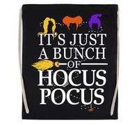 Luxogo Its Just A Bunch Of Hocus Pocus Bolsa de Gimnasio con Cordón Negro Unisex Drawstring Bag Gym