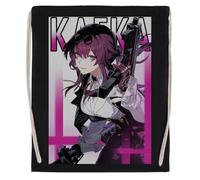 Luxogo Kafka Honkai Star Rail Bolsa de Gimnasio Negra con Cuerda Unisex Drawstring Black Gym Bag Unisex