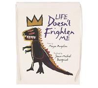 Luxogo Life Doesn`T Frighten Me Bolsa De Gimnasio Con Cordón Beige Unisex Drawstring Bag Gym