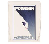 Luxogo Powder To The People Bolsa de Gimnasio con Cordón Beige Unisex Drawstring Bag Gym
