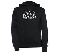 Luxogo Sad Dads The National Unisexo Negro Sudadera con Capucha Hombre Mujer Unisex Black Hoodie Men's Women's