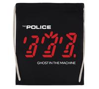 Luxogo The Police - Ghost In The Machine Bolsa de Gimnasio con Cordón Negro Unisex Drawstring Bag Gym
