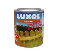 Luxol Original NEU Barniz protector para madera interior y exterior, 0,75 litros, color rojo