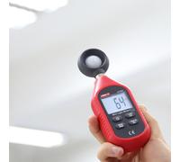 Luxómetro compacto UNI-T UT383 con rango de 0,1 a 199999 lux para una lectura precisa