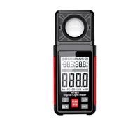 Luxómetro Digital 200000 Lux FC medidor de iluminancia fotómetro probador con Humedad y Temperatura Ambiente para Interior y Exterior