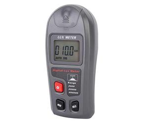 Luxómetro Electrónico Digital de Mano, Fotómetro Iluminómetro con Luxómetro Digital de Rango 200.000