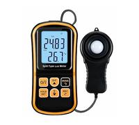 Luxómetro, fotómetro, 5X Mini Split Type Lux Meter Pantalla Digital Portátil Iluminómetro Retroiluminación De Pantalla For Operación En Cuarto Oscuro