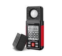 Luxómetro, fotómetro, Digital Luxmeter 200000 Lux FC Lightmeter Medidor De Iluminancia Probador con Medidor De Temperatura Y Humedad Ambiental
