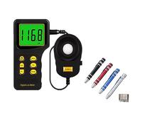 Luxómetro, fotómetro, Probador De Medidor De Luz Digital Lux (1~100.000lux) Pruebas Ambientales Tipo De Mano Iluminómetro Fotómetro Detector Medición