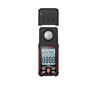 Luxómetro HT603 Medidor de iluminancia digital Medidor de temperatura portátil con rango de hasta 200.000 lux Luxómetro