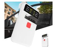 Luxómetro, Medidor de transmisión de tintado de ventanas portátil 5 en 1, medidor de transmitancia VL/UV/IR, comprobador de película solar for vidrio de automóvil, carga tipo C Para medir el brillo