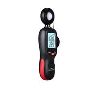 Luxómetro Portátil, 5 medidores de lux digitales WT81, medidor de luz de bolsillo, 0 a 200 lux, iluminómetro de mano, sensor, fotómetro de medición,Precisión Reacciones Rápidas