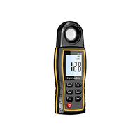 Luxómetro Portátil, Digital Luxmeter LUX/FC METER METER DE LUZ for LA FÓXITO Luminómetro Fotómetro Spectrómetro de mano Illuminomete 200000lux,Precisión Reacciones Rápidas