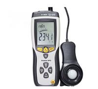 Luxómetro Portátil, DT-8808 Medidor de luminancia de iluminación interior Brillo Test Meter Lux,Precisión Reacciones Rápidas(DT-8808)