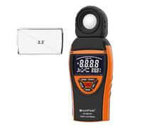 Luxómetro Portátil, Medidor de iluminancia digital, alta precisión y respuesta rápida, detector de luz: for detección de luz, pantalla LCD, 1-400 000 lux,Precisión Reacciones Rápidas(8801B)