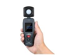 Luxómetro Portátil, Medidor de iluminancia MEDIO MANUAL AUTOMÁTICO METER DE ILUMINACIÓN Detector de radiación solar, monitor de luz ambiental,Precisión Reacciones Rápidas