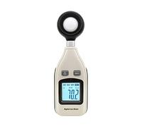 Luxómetro Portátil, Medidor de luz 20-20000 LUX LUMENS METER DE LUZ DIGITAL USB Medidor de medición, medidor de luz Medidor de iluminación digital Medidor de temperatura ambiente de mano,Precisión Re