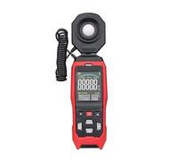 Luxómetro Portátil, Medidor De Luz Digital LCD Medidor De Lux Digital Iluminómetro De Mano Luminómetro Fotómetro Medidor De Luz De Luxómetro 0-200000 Lux