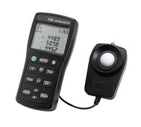 Luxómetro Portátil, Medidor de luz digital LCD Mostrar medidor de luz de luz Medidor de luz de prueba ambiental for cultivos agrícolas Monitoreo de radiación solar,Precisión Reacciones Rápidas