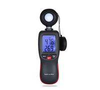 Luxómetro Portátil, Medidor de luz digital LCD Pantalla Pandheld Meter Mini Meter Meter Fotómetro con MAX/MIN/MODO DE DATOS Sensor de luz,Precisión Reacciones Rápidas