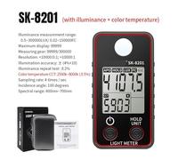 Luxómetro Portátil, Medidor de luz, medidor de iluminancia digital, comprobador de lux portátil, LCD, 0,5-300.000 Lux/Fc, luxómetro de bolsillo, fotómetro for cultivo de plantas.,Precisión Reacciones