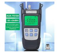 Luxómetro Portátil, Medidor de potencia de fibra óptica de alta precisión AUA-Y510A/Y710A con luz LED, medidor de potencia óptica OPM(Y510A)