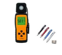 Luxómetro Portátil, Mini Probador De Luz Digital Lux Meter 1~100.000lux Sensor Intelinte Pruebas Ambientales Tipo De Mano Iluminómetro Fotómetro Detector Medición