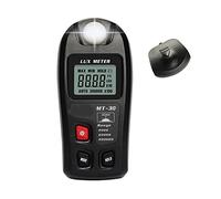 Luxómetro Portátil, Tester de fotómetro Medidor de luz de prueba ambiental 0~200,000LUX Rango de bolsillo Diseño de bolsillo Medidor de luz Illuminator Digital Handheld Ambient Temperature medidor,