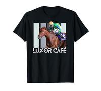 Luxor Cafe Caballo, Carreras de caballos, Del Mar, Santa Anita, Caballos Camiseta