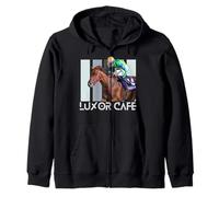 Luxor Cafe Caballo, Carreras de caballos, Del Mar, Santa Anita, Caballos Sudadera con Capucha