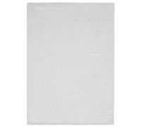 -LUXOR- living Alfombra mullida de Pelo sintético Coste para Dormitorio, Ideal para Usar como Alfombra de Cama o Dormitorio, acogedora Alfombra de Piel de Cordero, 160 x 230 cm, Color Blanco