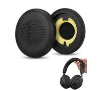 Luxorium Almohadillas de Repuesto para Jabra Evolve2 65/40 y Elite 45h Cuero Proteína Suave, Recambio Cómodo y Duradero