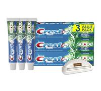 LUXPAKS Squeezer Compatible with Complete Whitening + Scope Outlast Toothpaste, Long Lasting Mint Flavor, 5.4 oz, Triple Pack