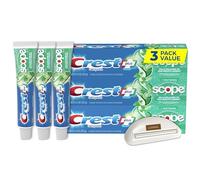 LUXPAKS Squeezer Compatible with Scope Complete Whitening Toothpaste, Minty Fresh Flavor, 5.4 oz, Pack of 3