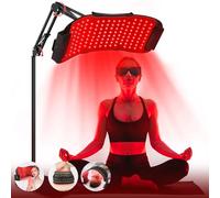 LuxRenew Max Terapia de luz roja multifunción para cuerpo y cara, terapia de luz infrarroja cercana de 850 nm, máscara LED, equipo de belleza facial corporal para el cuidado de la piel en casa, sin