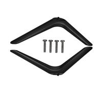 Luxshiny 1 Par Soporte TV Ajustable con Patas de Plástico para Televisores de Pantalla Plana Base de Repuesto para Tvs de Orificios Dobles para y Oficinas