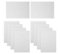 Luxshiny 10 Piezas de Láminas Metálicas de Aluminio Sublimable sin Color 10x15 Cm Espejo Plateado para Artesanías de Sublimación y Bricolaje, Material Resistente para Pósteres y Letreros