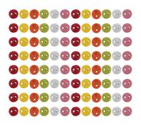 Luxshiny 100 Botones Mini de Plástico para Camisas de Muñecas, Diseño Elegante y Creativo, Colores Variados para Decoración Práctica de Ropa de Muñequitos Pequeños Color Color Aleatorio